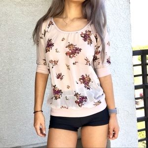 Floral Forever 21 Blouse